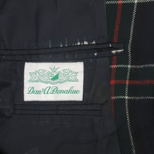 Vintage Daks London New York 40R Blazer Jacket Plaid Sports Coat Lined - Picture 9 of 9