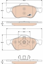 Bremsbelag Satz Bremsscheibe Scheibenbremse für Renault Laguna Coupe II Kombi