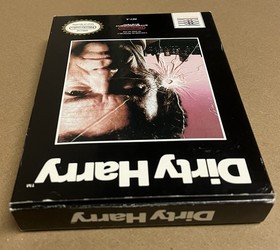 DIRTY HARRY Game cartridge complete with Box, Manual Nintendo NES