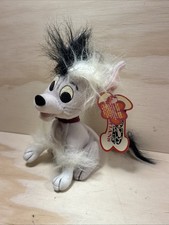 Fluffy Vintage Applause 102 Dalmatians w Tags Disney Dog Bean plush 101 New