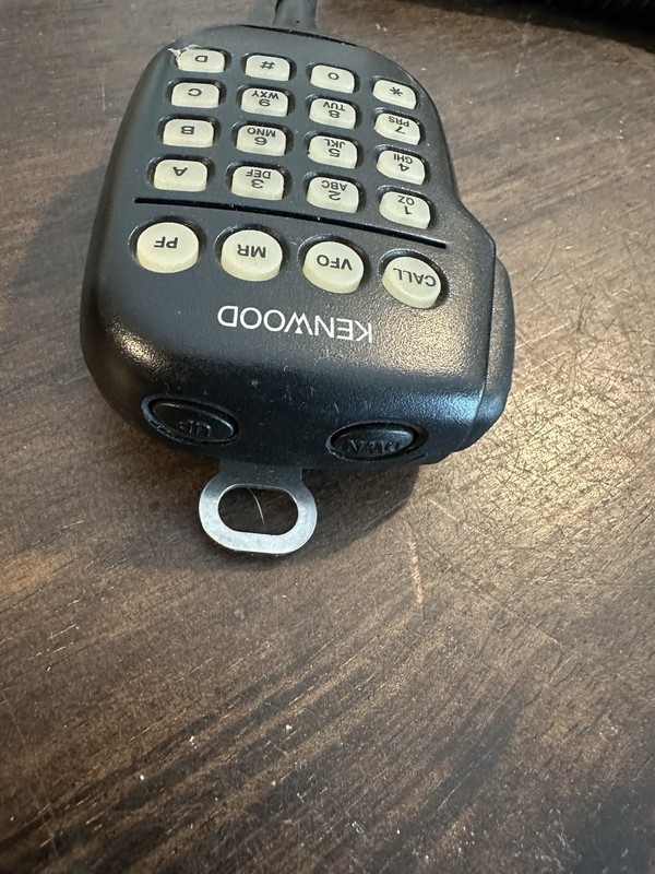 Kenwood Keypad Handheld Radio Communication Microphone - For Parts/Not Working
