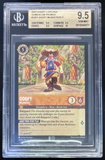 2023 Disney Lorcana Gamescom Promos 12P1 Goofy Musketeer BGS 9.5
