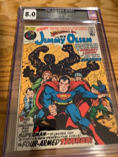 SUPERMAN'S PAL JIMMY OLSEN # 137 CGC PEDIGREE GRADE 8.0 1971
