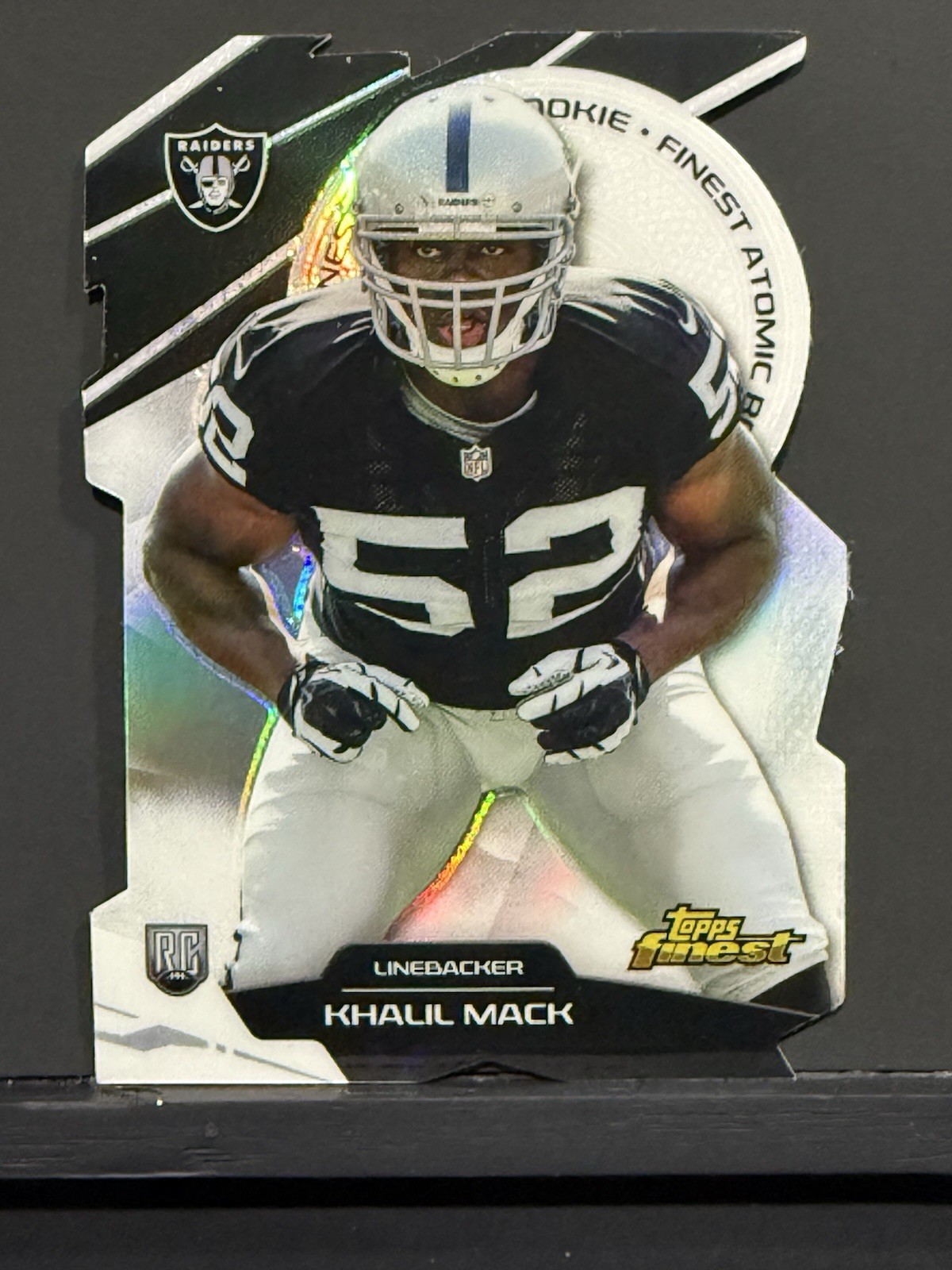 Khalil Mack Finest Atomic Refractor Rookie #FARKM Base