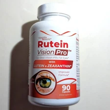 Rutein Vision Pro Our Best Vision Pills For Eyes Vitamin A 90 Count Exp 04/2027