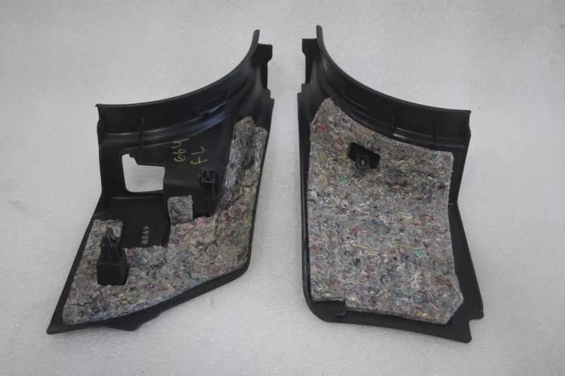 2001 2002 2003 ACURA CL PANEL DE RETROCESO IZQUIERDO DERECHO MOLDURAS PAR NEGRO Foto 4 de 4