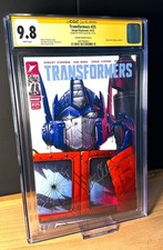 Transformers #25 CGC 9.8 SS Peter Cullen Sign...