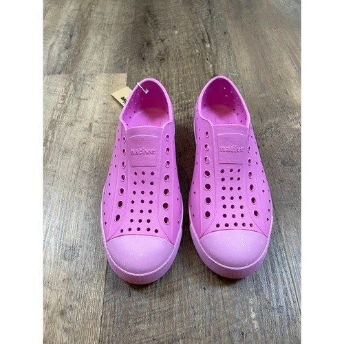 Native Jefferson Bloom Mädchen Schuhe Chillberry Pink Speckles USJ2 Neu mit Etikett