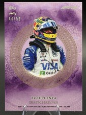 2025 Topps Chrome Formula 1 F1 eccellenza Isack Hadjar RC Purple /50 Rookie
