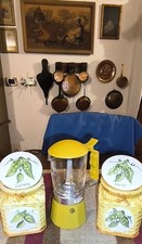 Set Caffettiera vintage Capacità 3 Tazze Con Due Barattoli Di Ceramica 