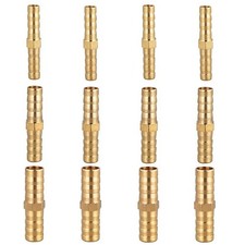 Brass Hose Connector 12 Pieces Set 6mm 8mm 10mm Compatible With Plastic Hoses