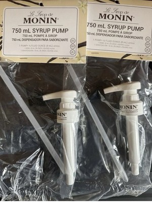 Monin Syrup Pump Dispenser for 750ml 3 Pack