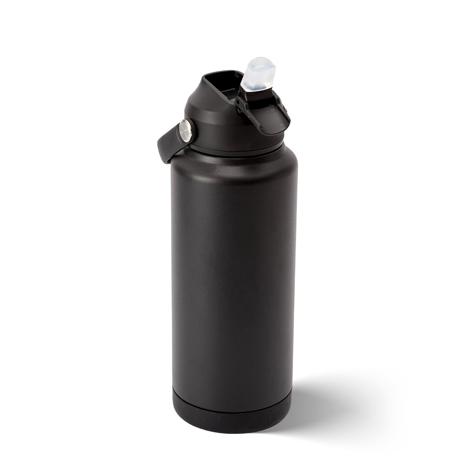 With Handle, Flip-top Straw Lid, Stainles...