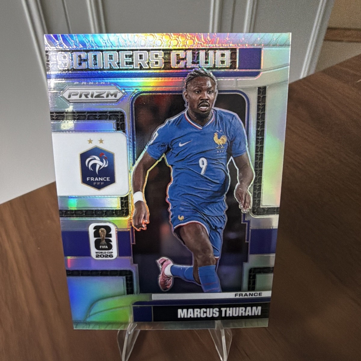 2026 Panini Prizm FIFA World Cup Marcus Thuram Scorers Club Silver
