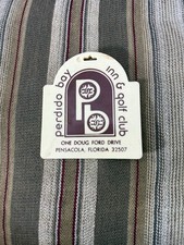 S3 Vintage GOLF BAG TAG Perdido Bay Inn  Golf Club Pensacola Florida