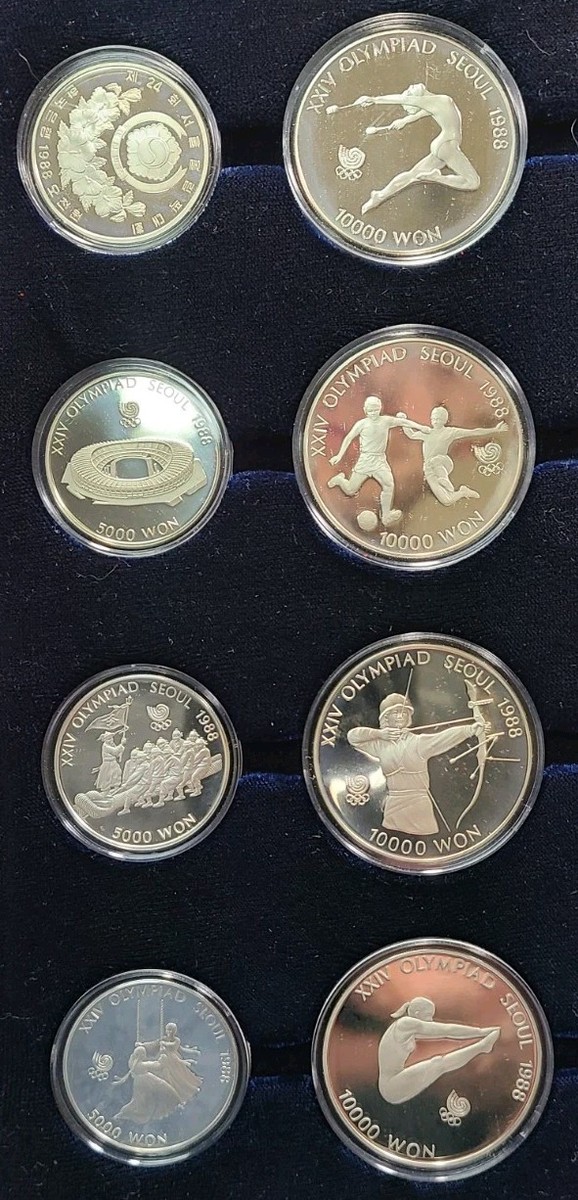 1988 Seoul South Korea Olympics Sterling Silver Proof Coins | eBay 1988 Seoul South Korea Olympics Sterling Silver Proof Coins | eBay