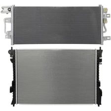 Radiator & AC Condenser Cooling Kit For 2013-2019 Ford Explorer