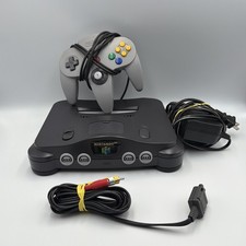 Nintendo 64 N64 Console Bundle Complete with cables OEM controller TESTED CLEAN