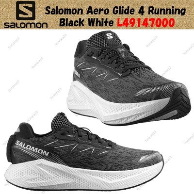 Salomon Aero Glide 4 Running Schwarz Weiß L49147000 Herren Gr.