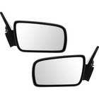 Set Of 2 Mirror Power For 2005-2009 Ford Mustang Left And Right Black