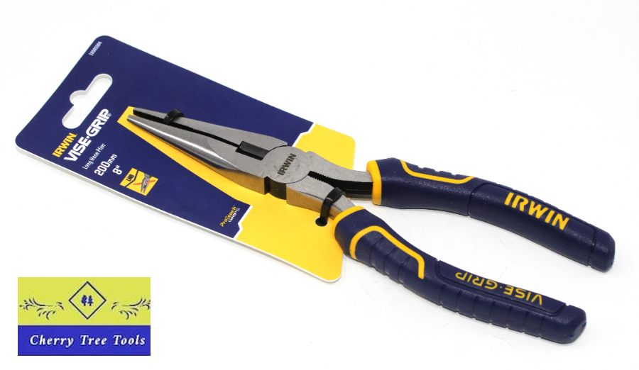 Irwin Vise-Grip 8"" Long Nose Pliers with ProTouch Grips, Durable & Comfortable