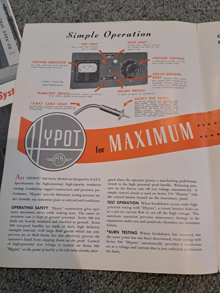 Pruebas de avería de aislamiento de alto potencial Hypot Associated Research Inc. Foto 3 de 4