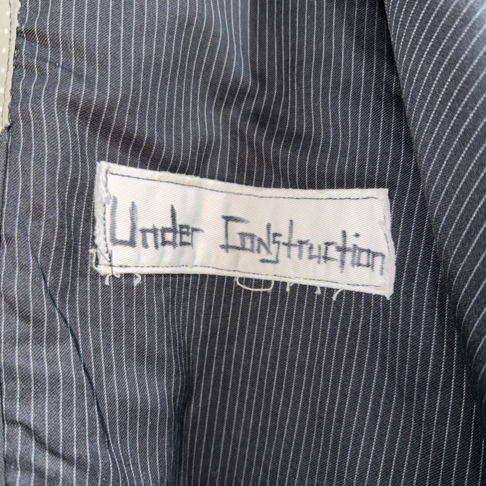 Retro Patchwork Men’s Jacket Under Construction E… - image 2