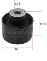 80004722 Corteco Lagerung, Lenker FüR BMW