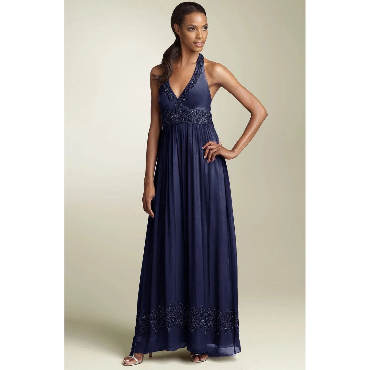 Silk Blue Dresses for Women for sale | eBay