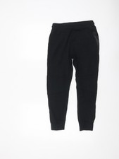 Nike Boys Black Jogger Trousers 10-12 Years Fleece Activewear Pants