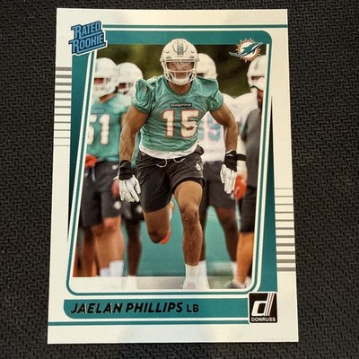 2021 Panini Donruss - Rated Rookie Jaelan Phillips #336 (RC)