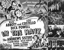 8403-26 Bud Abbott, Lou Costello, Dick Powell, The Andrews Sisters film In the N