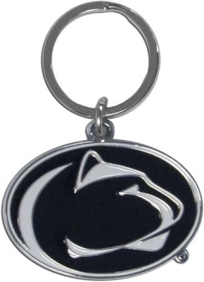 Penn State Nittany Lions Chrome & Enameled Key Chain
