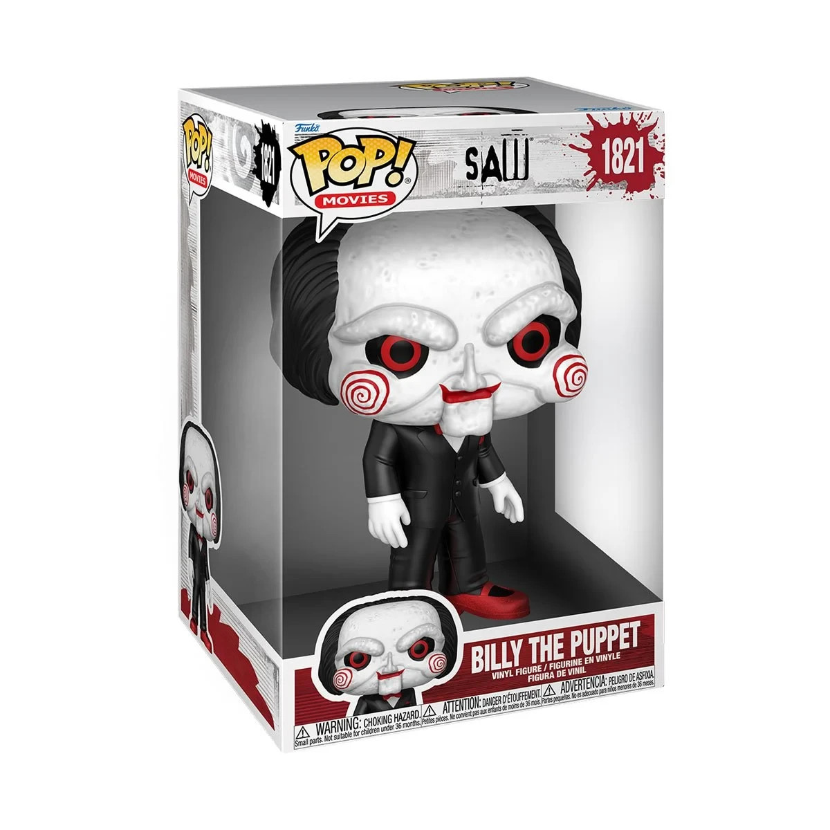 Funko Pop! Saw Billy the Puppet Jumbo 10-Inch Vinyl Figure #1821