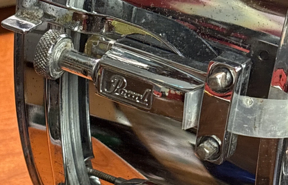 Pearl 5x13" Steel Shell Snare Drum 6-Lug Vintage 90s Nice Drum. Pearl Drums - Image 3 of 4