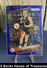 2025 Panini Prizm WNBA Marina Mabrey #18 Blue Velocity Connecticut Sun