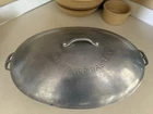 Wagner Ware #7 267 Aluminum Oval Roaster With Drip Drop Baster Lid And Trivet
