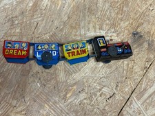 Vintage Metal Wind Up Train Dream Land