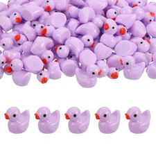 Mini Resin Ducks, Cute Tiny Ducks to Hide Purple, Pack of 120