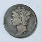 1944 S MERCURY DIME *90% SILVER, Circulated Coin, Free Shipping #6714