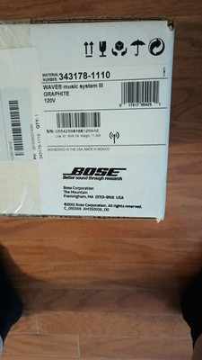 Bose Wave Music System III, Graphite Gray - 343178-1110 for sale