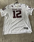 New ListingAdidas Texas A&M 12th Man White Football Jersey Size 2Xl