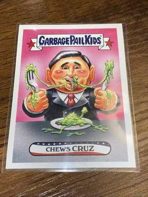 2016 Topps GPK Garbage Pail Kids Mega Tuesday Chews Ted Cruz #3b Rare!!!