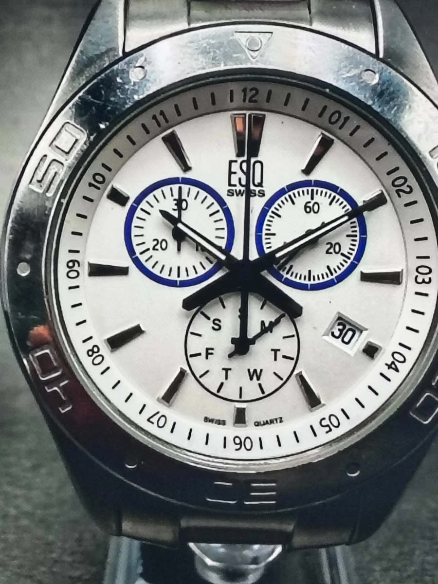 ESQ Movado Analog Wristwatches with Chronograph for sale | eBay