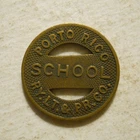Porto Rico Railway, Lt & Pr Co.  (San Juan, Puerto Rico) transit token - PR640D