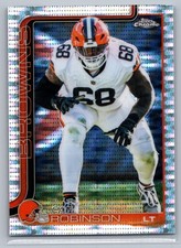 2025 Topps Chrome #124 Cam Robinson Pulsar Refractor