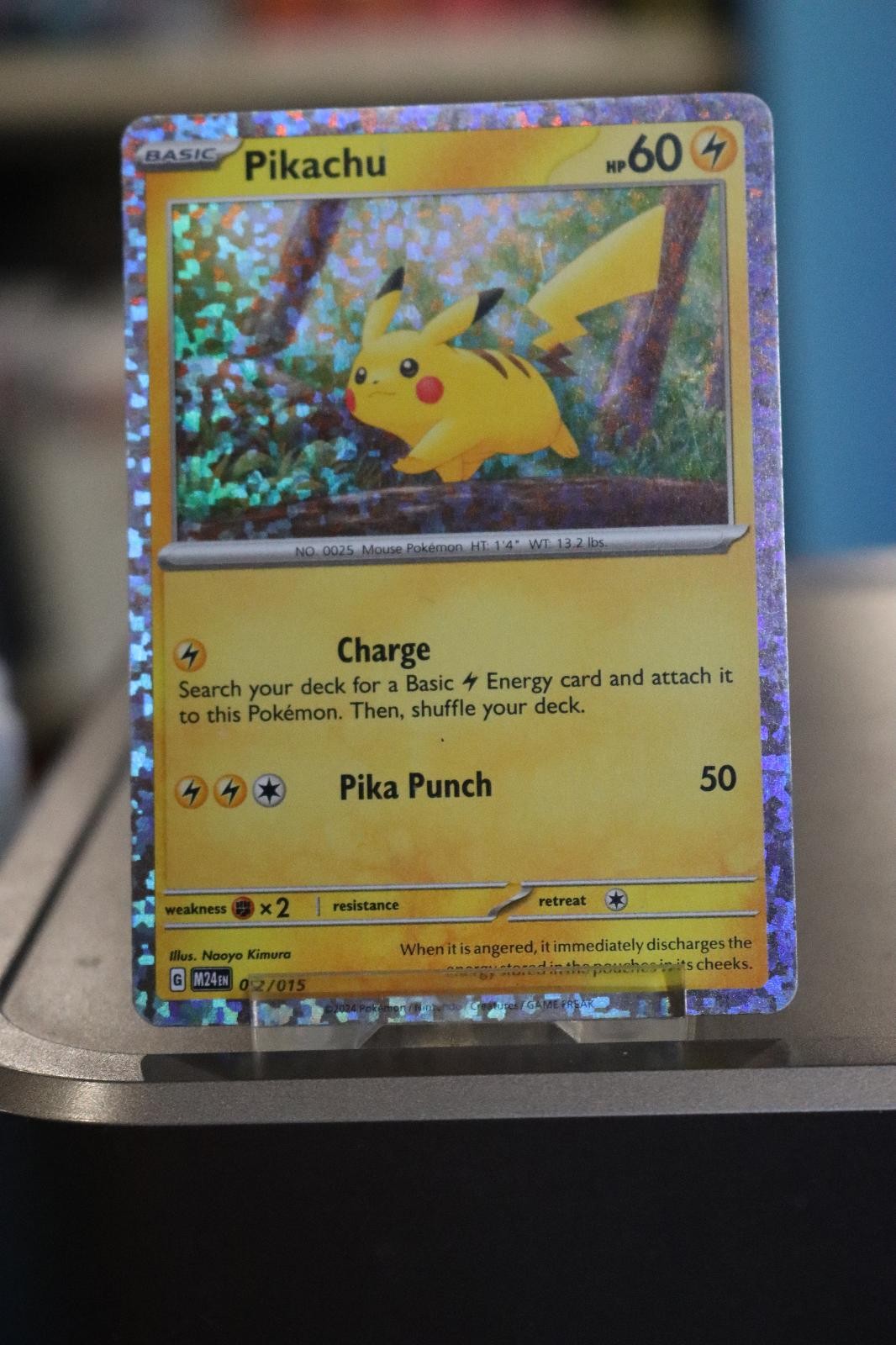Pikachu 002/015 Holo Promo McDonald's Promos 2024 Pokemon Lightly Played