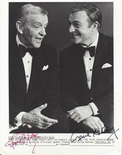 FRED ASTAIRE+GENE KELLY—SIGNED 1976 PHOTO—Rogers—Caron—Hayworth—Charisse—Garland