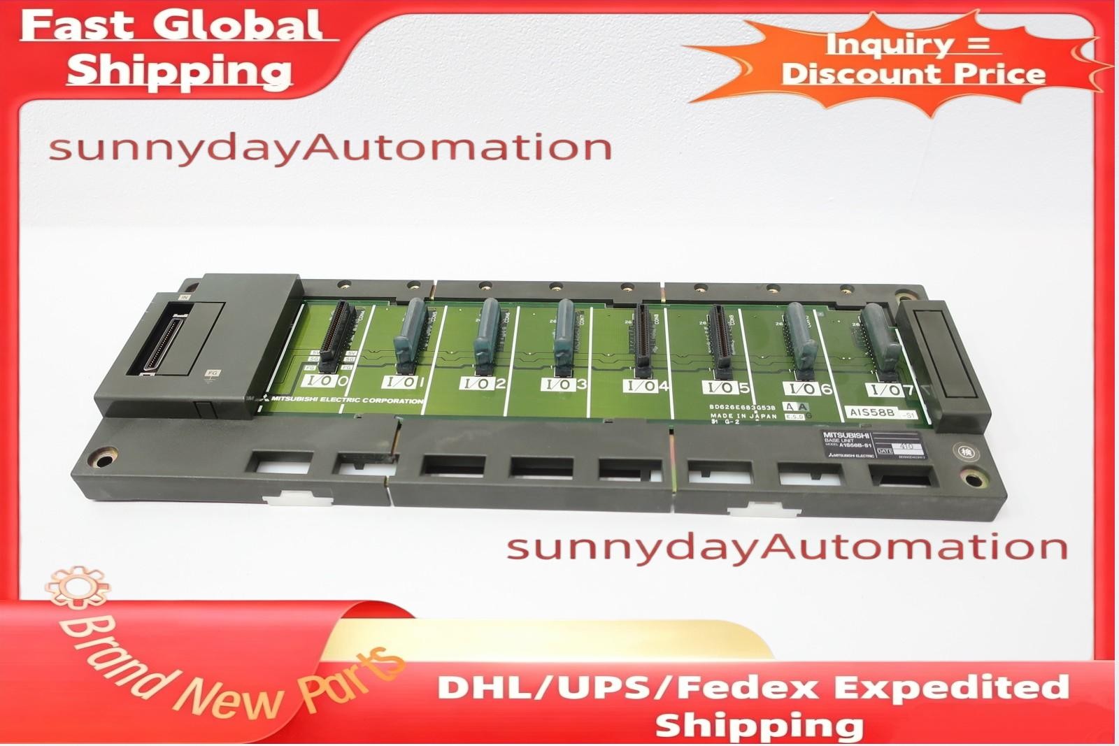 Mitsubishi A1S58B-S1 Base Unit Module 7 I/o