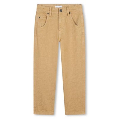 Little Marc Jacobs Boys Logo Jacquard Cotton Trousers